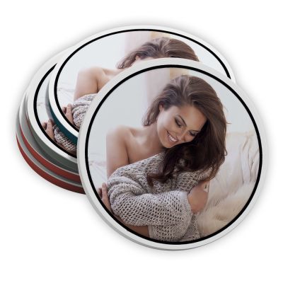 Round Marble Coasters