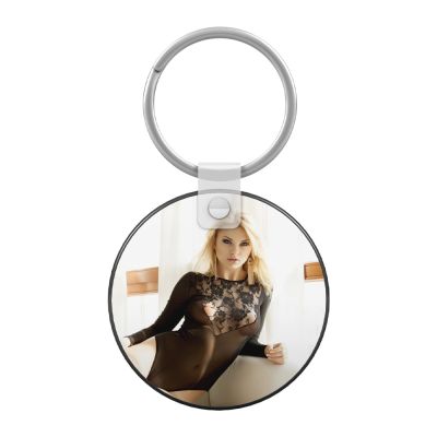 Large Ring, Round Keychain